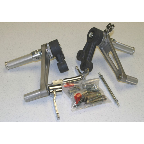 Tarozzi Suzuki GS Commandes reculées Knurled Pliable