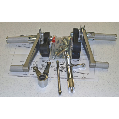 Tarozzi Suzuki GS Commandes reculées Knurled Pliable