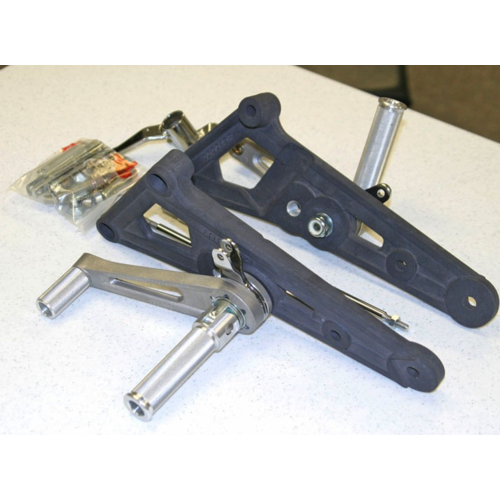 Tarozzi Yamaha Fußrastenanlage Knurled Faltbar