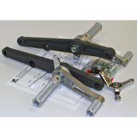 Ducati 900 S2-1000 replica II Commandes reculées Knurled Pliable