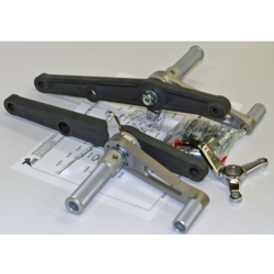 Ducati 900 S2-1000 replica II Commandes reculées Knurled Pliable