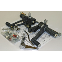 Honda CX500 E Commandes reculées Noir Fixé