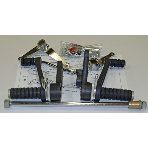 Tarozzi Honda CX500 E Remschakelset Zwart Fixed