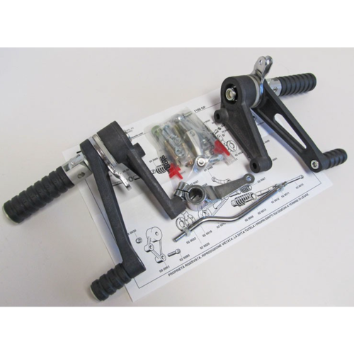 Tarozzi Kawasaki Z Rearset Black Fixed