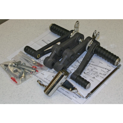 Tarozzi Kawasaki Z Rearset Black Fixed