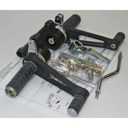 Tarozzi Kawasaki GPZ Remschakelset Zwart Fixed