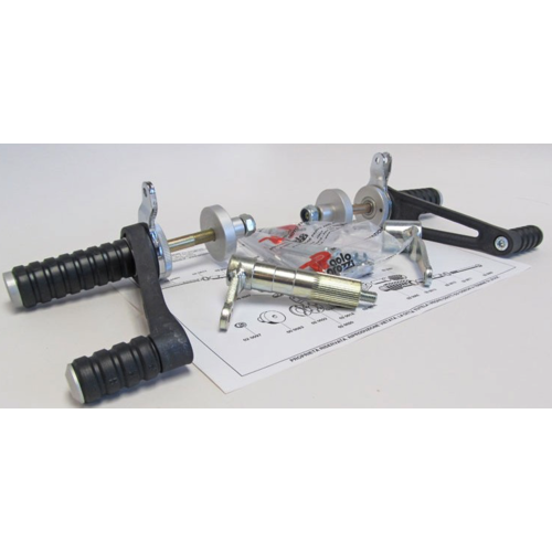 Tarozzi Suzuki GSX Commandes reculées Noir Fixé