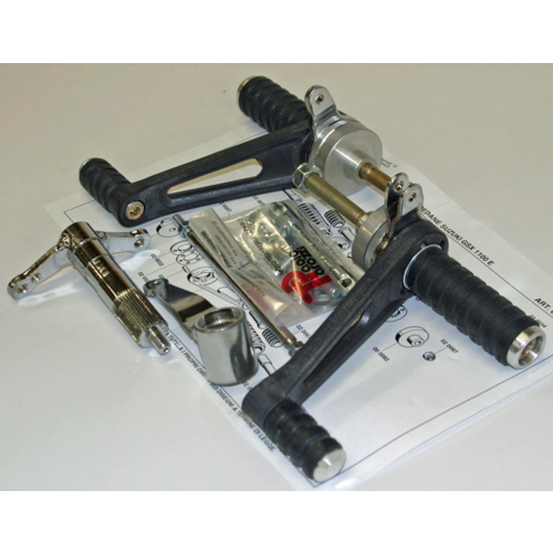 Tarozzi Suzuki GSX Rearset Black Fixed
