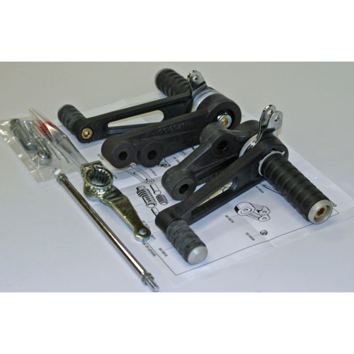 Tarozzi Suzuki GSX Rearset Black Fixed