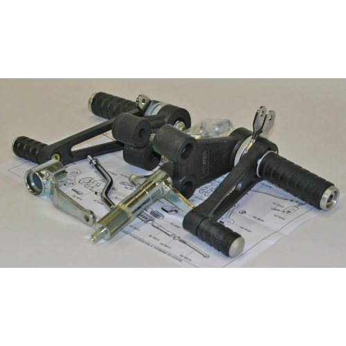 Tarozzi Suzuki GSX Remschakelset Zwart Fixed