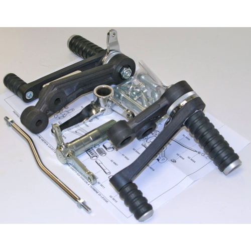 Tarozzi Suzuki GS Remschakelset Zwart Fixed