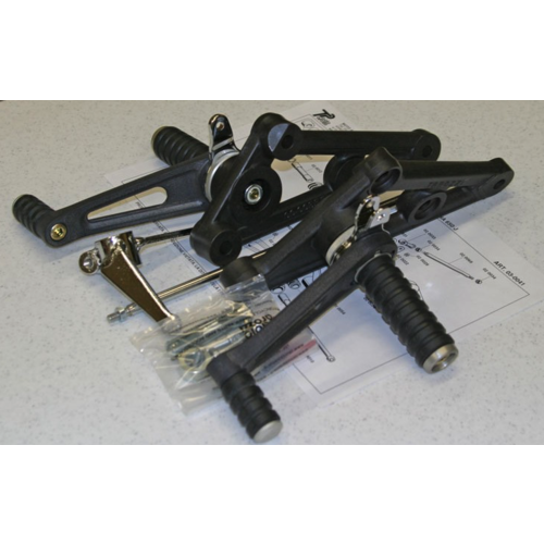 Tarozzi Yamaha Commandes reculées Noir Fixé