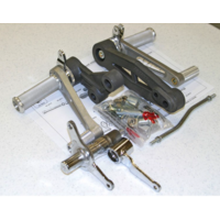 Honda CB Rearset Knurled Fixed