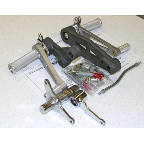 Tarozzi Honda CB Rearset Knurled Fixed