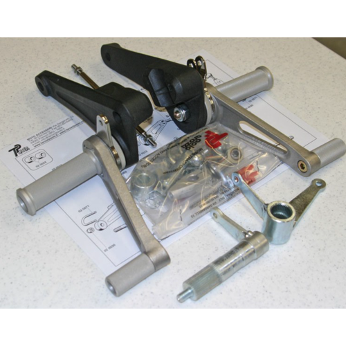 Tarozzi Honda CB Commandes reculées Knurled Fixé