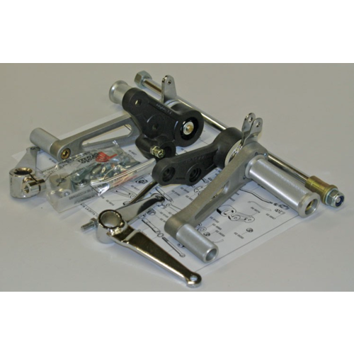 Tarozzi Honda CX500 E Rearset Knurled Fixed