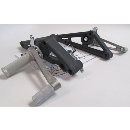 Tarozzi Kawasaki GPX/ZX/R/SR Rearset Knurled Fixed