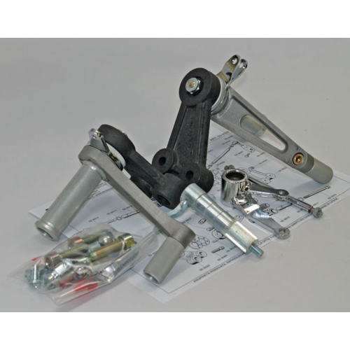 Tarozzi Suzuki GS Commandes reculées Knurled Fixé