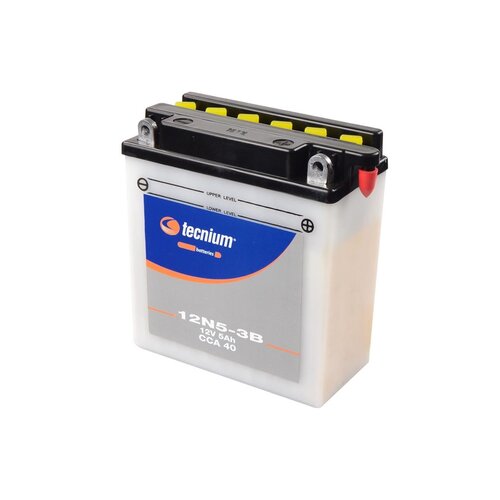 Tecnium 12N5-3B Lead Battery with acid pack
