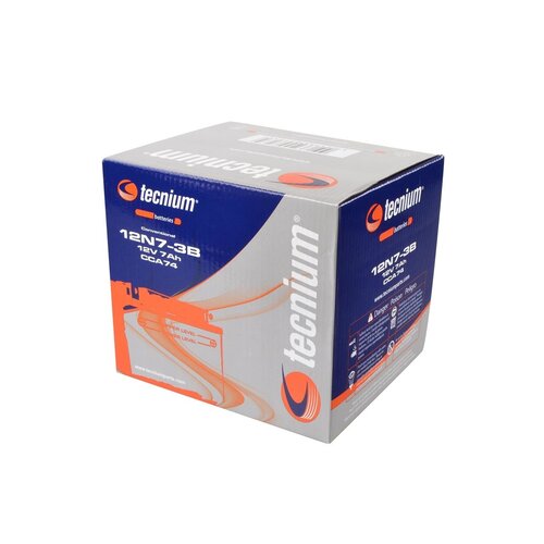 Tecnium 12N7-3B Bleibatterie mit Säurepack