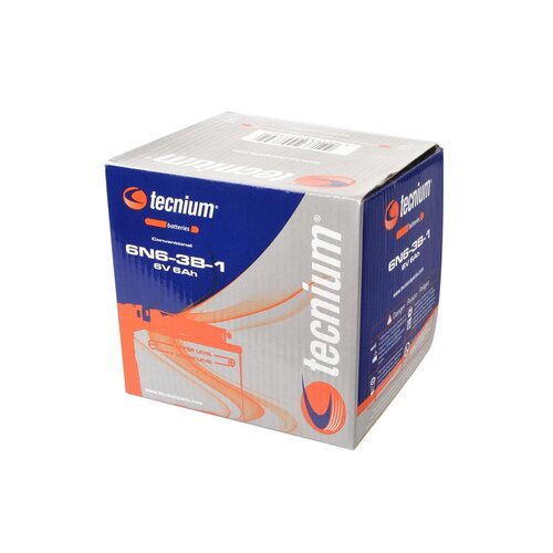 Tecnium 6N6-3B-1 Bleibatterie mit Säurepack