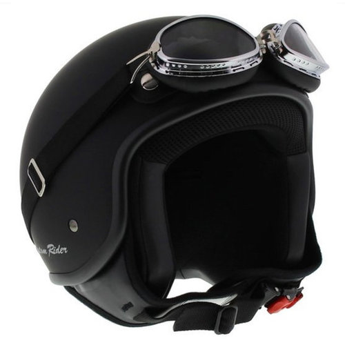 MT Helmets Custom Rider Matte Black Jet Helmet