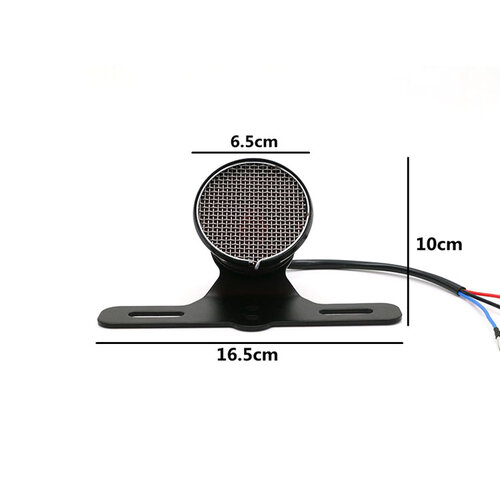 Feu arrière Café Mesh avec support de plaque - Type 2