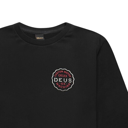 DEUS Venice Adress Crew Sweater Black