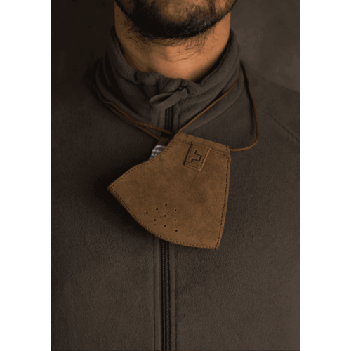 Trip Machine Leather Face Mask