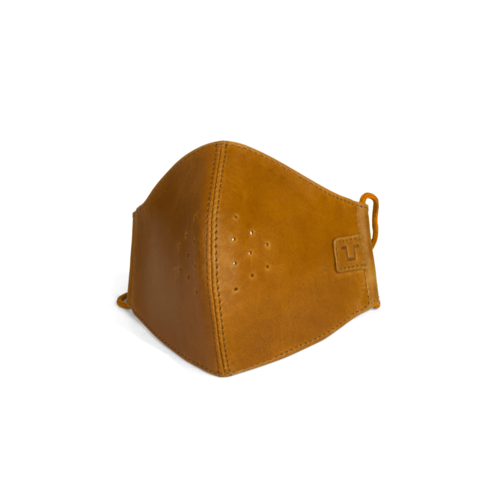 Trip Machine Leather Face Mask