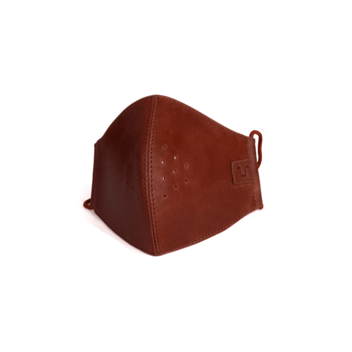 Trip Machine Leather Face Mask