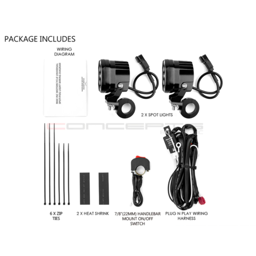 LED-spotlichten + Bedrading + Stuurklemmen