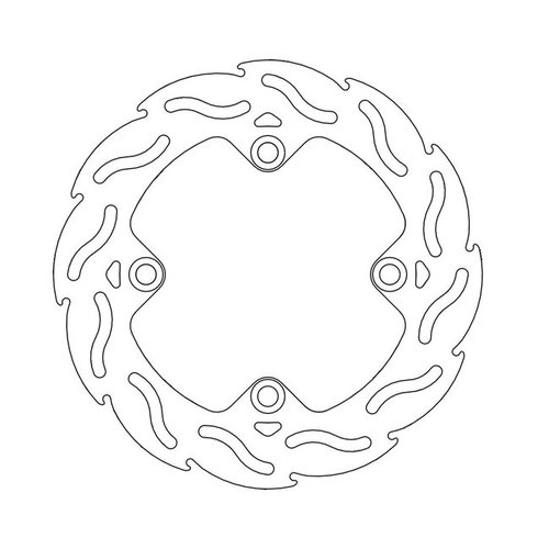 Moto-Master Remschijf achter Flame Honda / Triumph CB (R), NX, RTV, VTR, Speed, Daytona, Triple 82-current