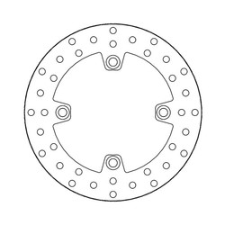 Remschijf achter Halo Honda / Triumph CB (R), NX, RTV, VTR, Speed, Daytona, Triple 82-current