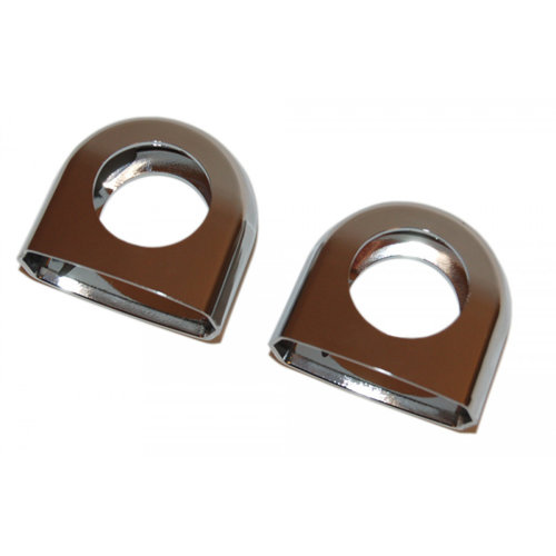 Supertec Handlebar Clamp Cover Set Kreidler Chrome