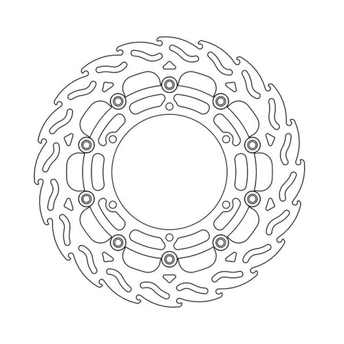 Moto-Master Front Brake Disc Flame Floating Yamaha MT-01 07-11