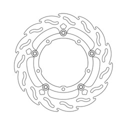 Front Brake Disc Flame Floating Yamaha MT-07 (Tracer), XS(R/Z) 14-current