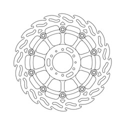 Front Brake Disc Flame Floating Honda CBR, VFR, XL, GL 92-current