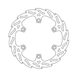 Voorremschijf Flame Honda / Triumph VF (R), CB (R / X) 83-98