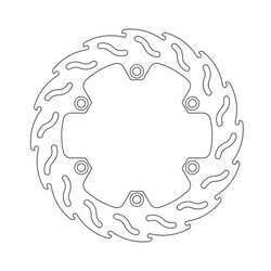 Front Brake Disc Flame Honda XLV 600 Transalp 87-96