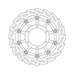 Front Brake Disc Flame Floating Honda CB Hornet (F) 600 98-13