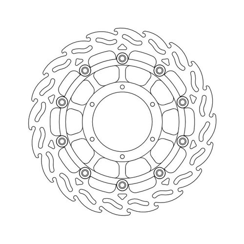 Moto-Master Disque de frein avant Flame Floating Honda CB Hornet (F) 600 98-13