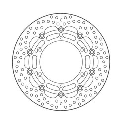 Front Brake Disc Halo Floating Yamaha XJ/YZF/XT/TDM/SCR/XV/FZS/BT/XVS/FJR/XJR/XVZ 93-current