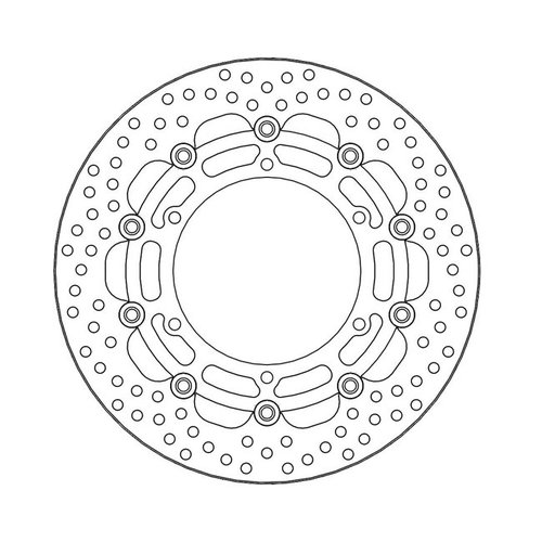 Moto-Master Vordere Bremsscheibe Halo Floating Yamaha XJ / YZF / XT / TDM / SCR / XV / FZS / BT / XVS / FJR / XJR / XVZ 93-Strom