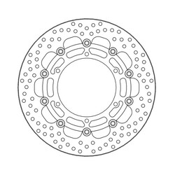 Front Brake Disc Halo Floating Yamaha MT-01 07-11