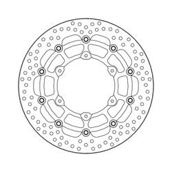 Front Brake Disc Halo Floating KTM SMC R 690 14-current