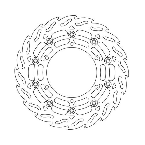 Moto-Master Vordere Bremsscheibe Flammenschwimmend Yamaha XJ / XT / XV / YZF / XVS / XVZ / FJR / BT / TDM / SCR / FZS / XJR 96-Strom