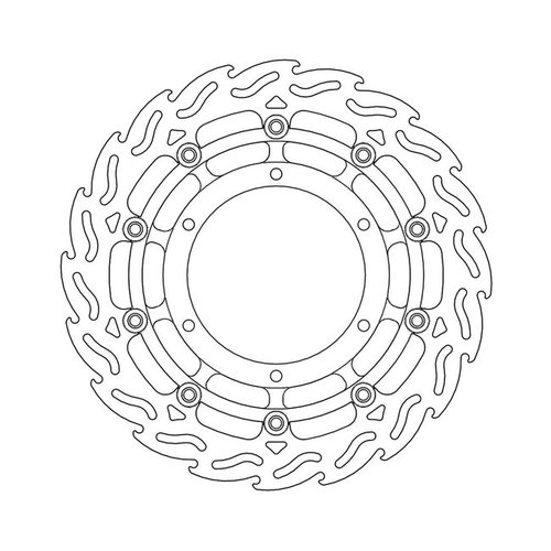 Moto-Master Disque de frein avant Flame Floating Yamaha XT 660 X 04-current