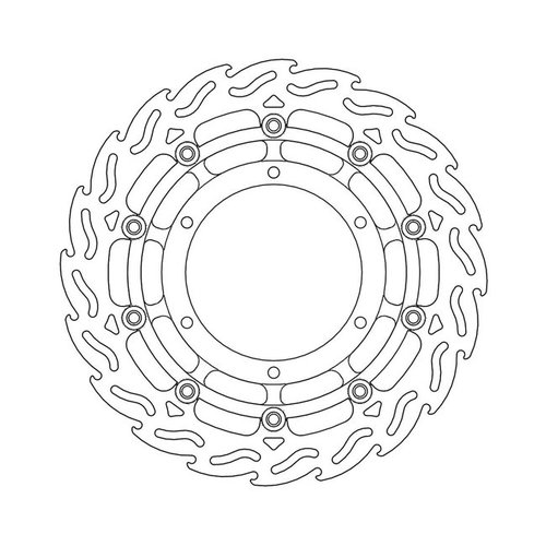 Moto-Master Front Brake Disc Flame Floating Yamaha XT 660 X 04-current
