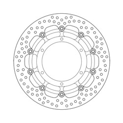 Front Brake Disc Halo Floating Yamaha XT 660 X 04-current